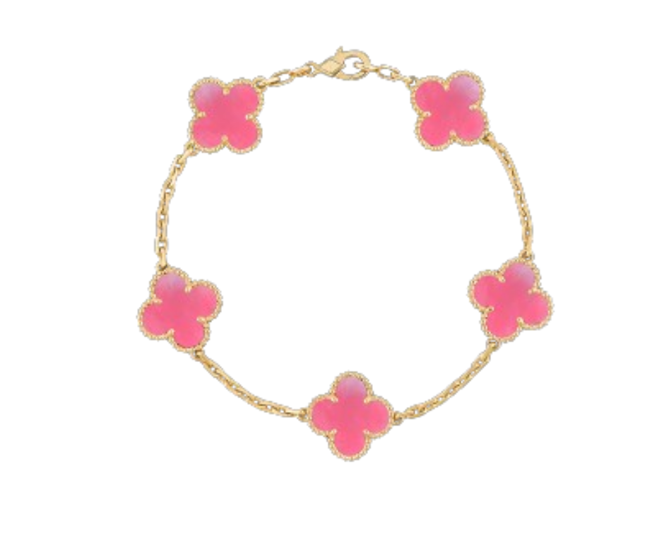 Clover Motif Alhambra Bracelet - 18k Gold