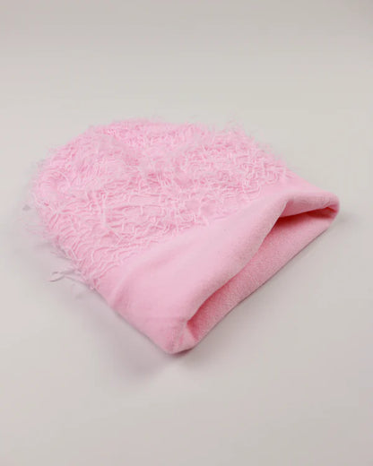 Pink Distressed Balaclava