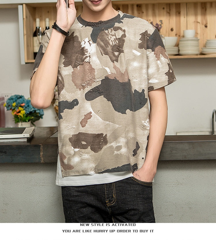 Camouflage Hip Hop T-Shirt