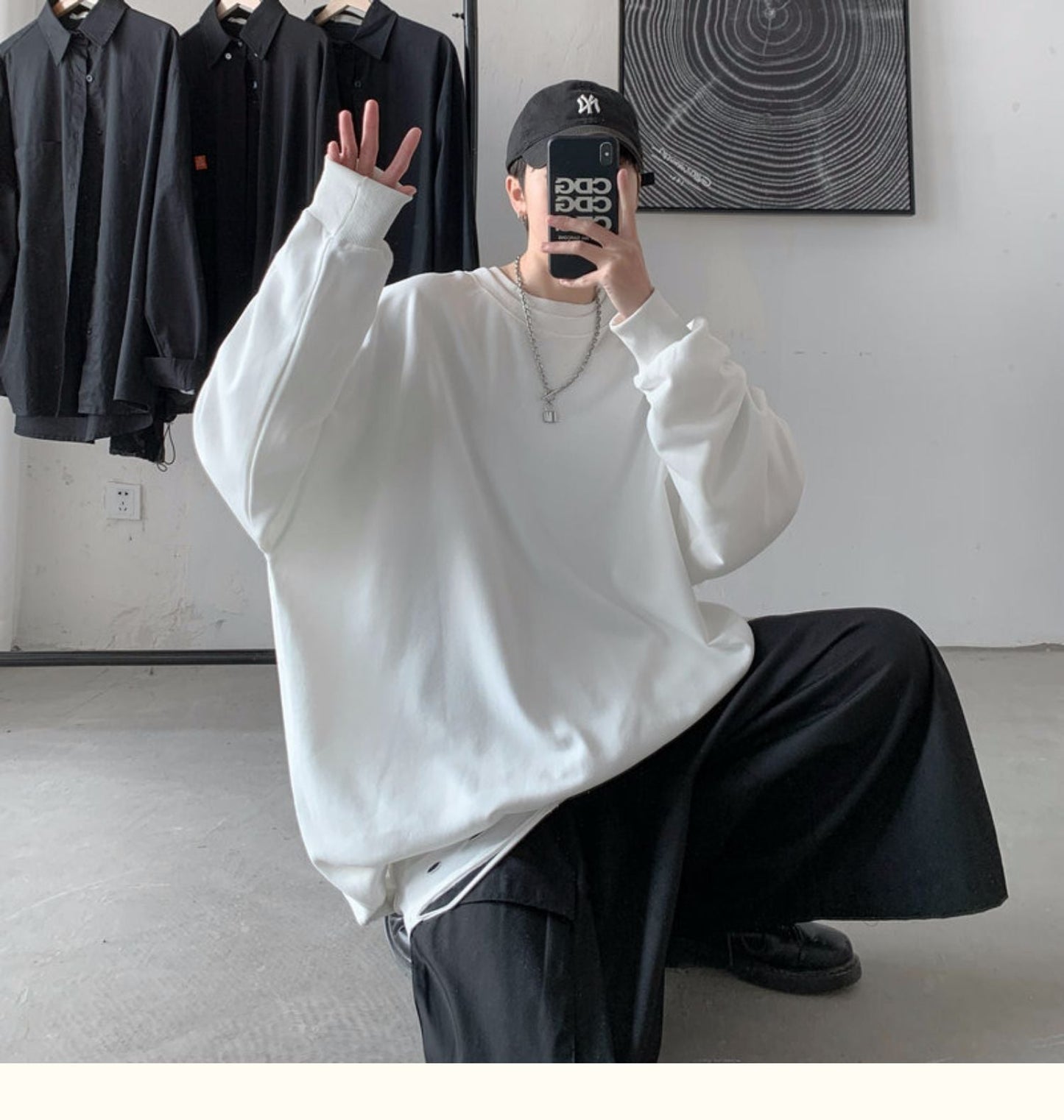 CrewCode Oversized Sweatshirt