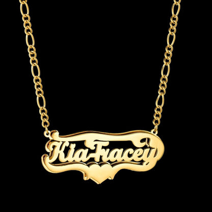 VVS Jewelry hip hop jewelry 2D Custom Gothic Name Pendant