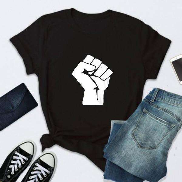 VVS Jewelry hip hop jewelry Black / M BLM Resistance T Shirt