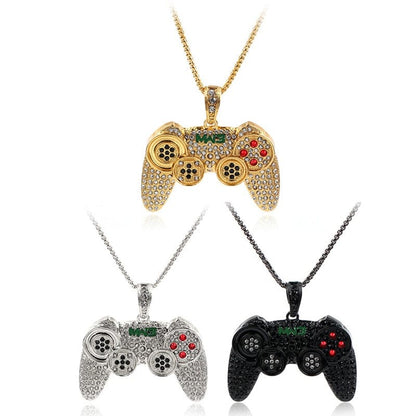 VVS Jewelry hip hop jewelry Classic Game Controller Pendant Necklace