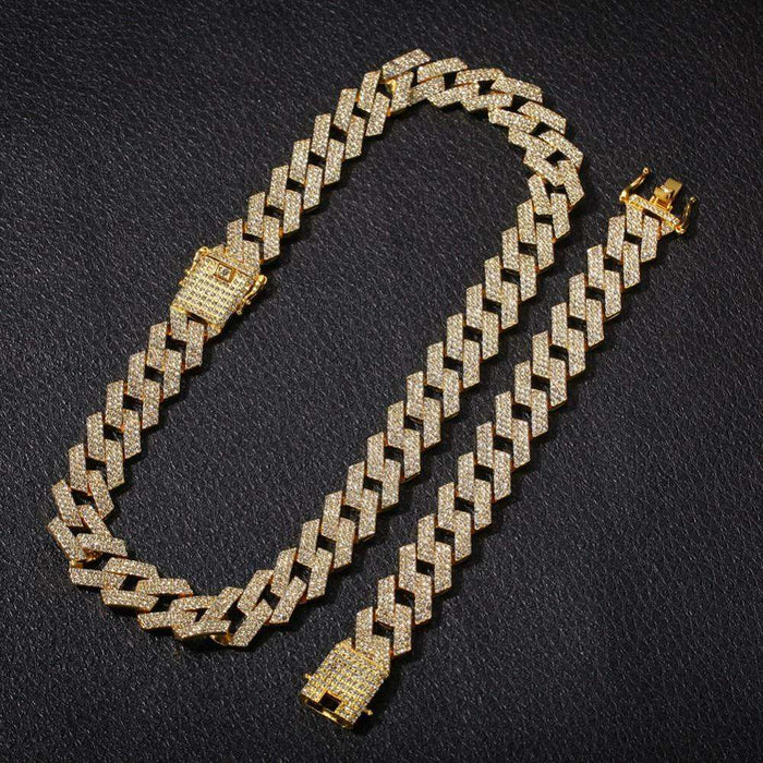 Cuban Link Chain - Gold Cuban Link Chain - VVS Jewelry