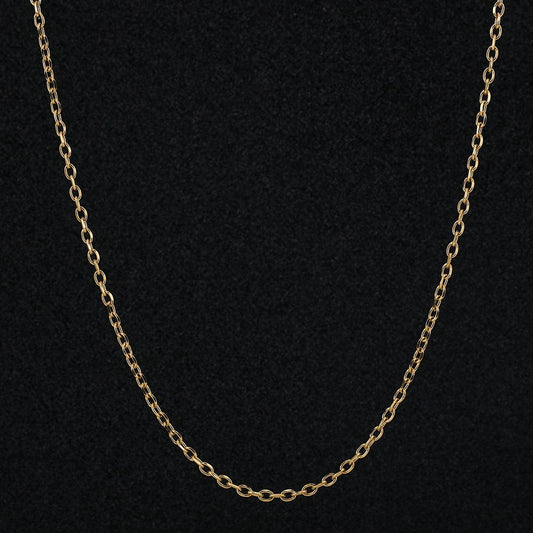 VVS Jewelry hip hop jewelry Gold / 3mm / 18 Inch VVS Jewelry BOGO Micro Cable Chain - Buy One Get One Free