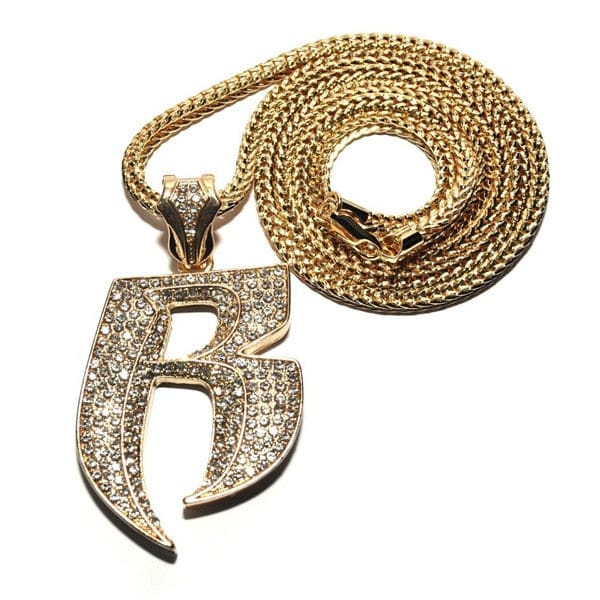 VVS Jewelry hip hop jewelry Gold VVS Jewelry RUFF RYDERS Replica Iced Pendant Chain