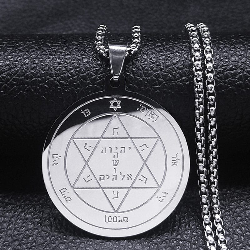 VVS Jewelry hip hop jewelry Islamic Tetragrammaton Engraved Pendant Necklace