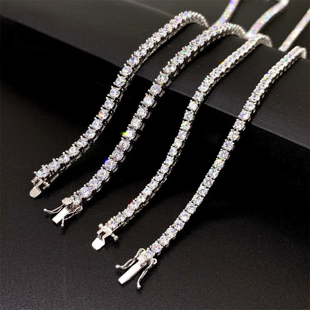 14k Gold Moissanite Tennis Chain (Facebook Deal)