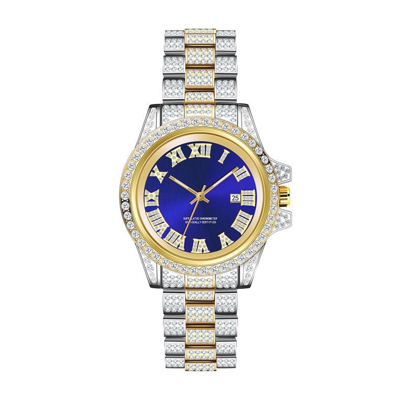 VVS Jewelry hip hop jewelry Watch Blue - B Buss-It-Down Watch