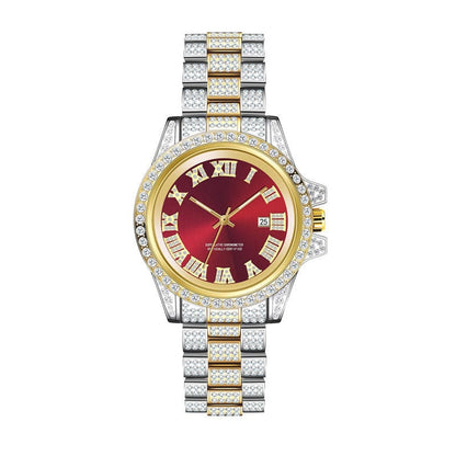 VVS Jewelry hip hop jewelry Watch Red - B Buss-It-Down Watch